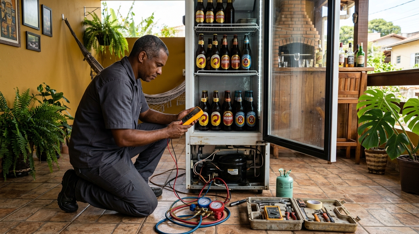Conserto de placa eletrônica de cervejeira em Piracicaba‑SP